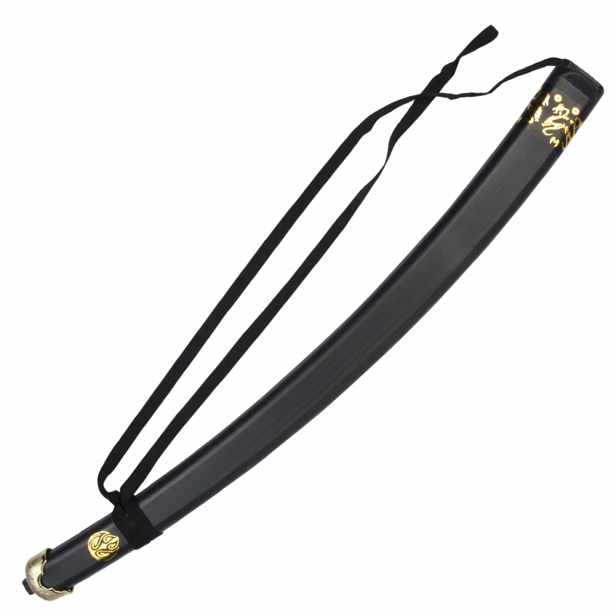 Boland 00660 - Miecz ninja z pochwą, ok. 73 cm długość, plastik, pasek do przenoszenia, samuraj, wojownik, szabla, karnawał, Halloween