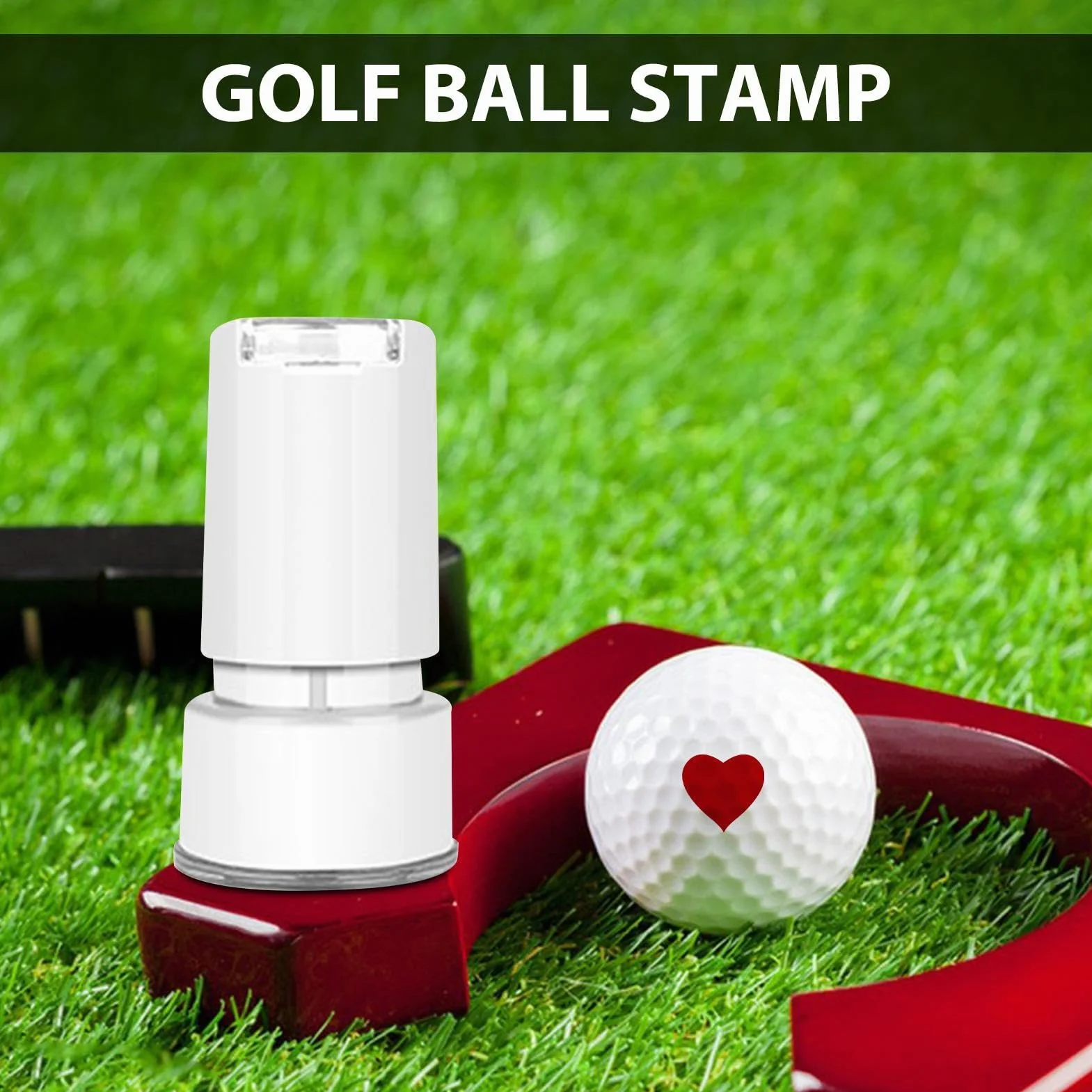 Pieczątka do piłki golfowej, zestaw do znakowania piłek golfowych - szybkoschnące narzędzie do znakowania piłek golfowych, trwałe narzędzie do znakowania piłek golfowych, kreatywne akcesoria golfowe