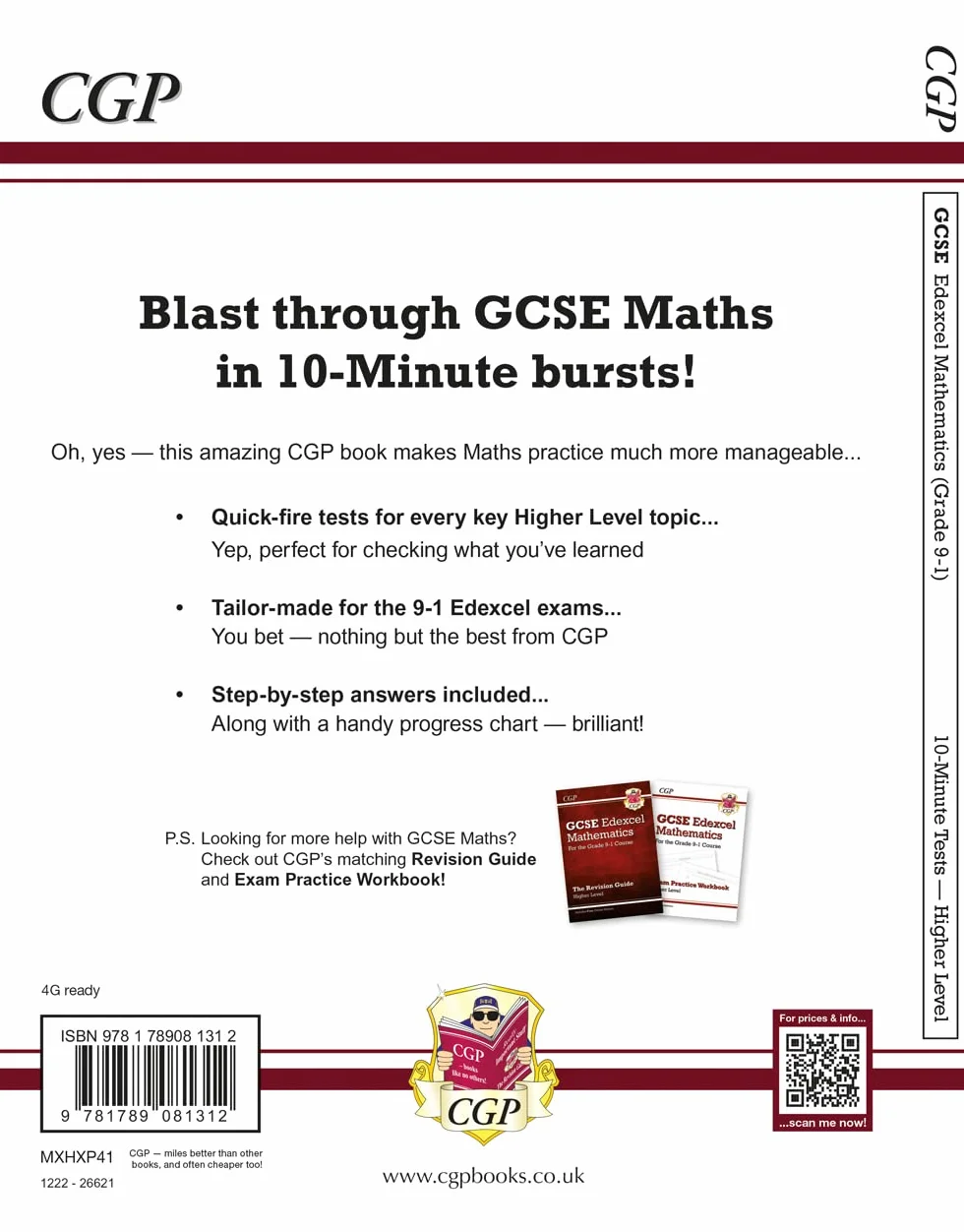 GCSE Maths Edexcel 10-Minute Tests - Higher (includes Answers)