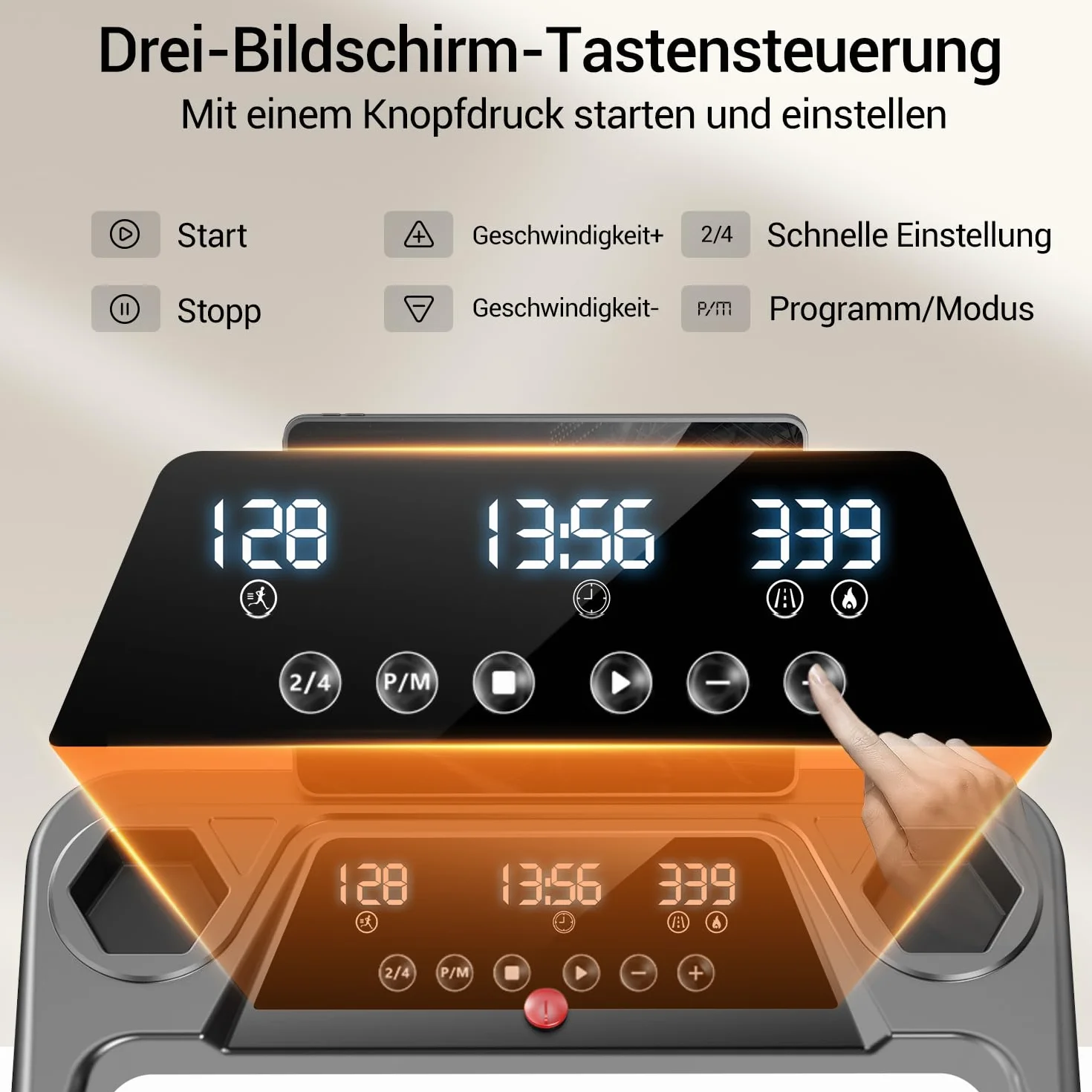Cursor bieżnia do domu z nachyleniem 15%, 12 km/h, bieżnia Treadmill do domu z uchwytem, maksymalne obciążenie 136 kg