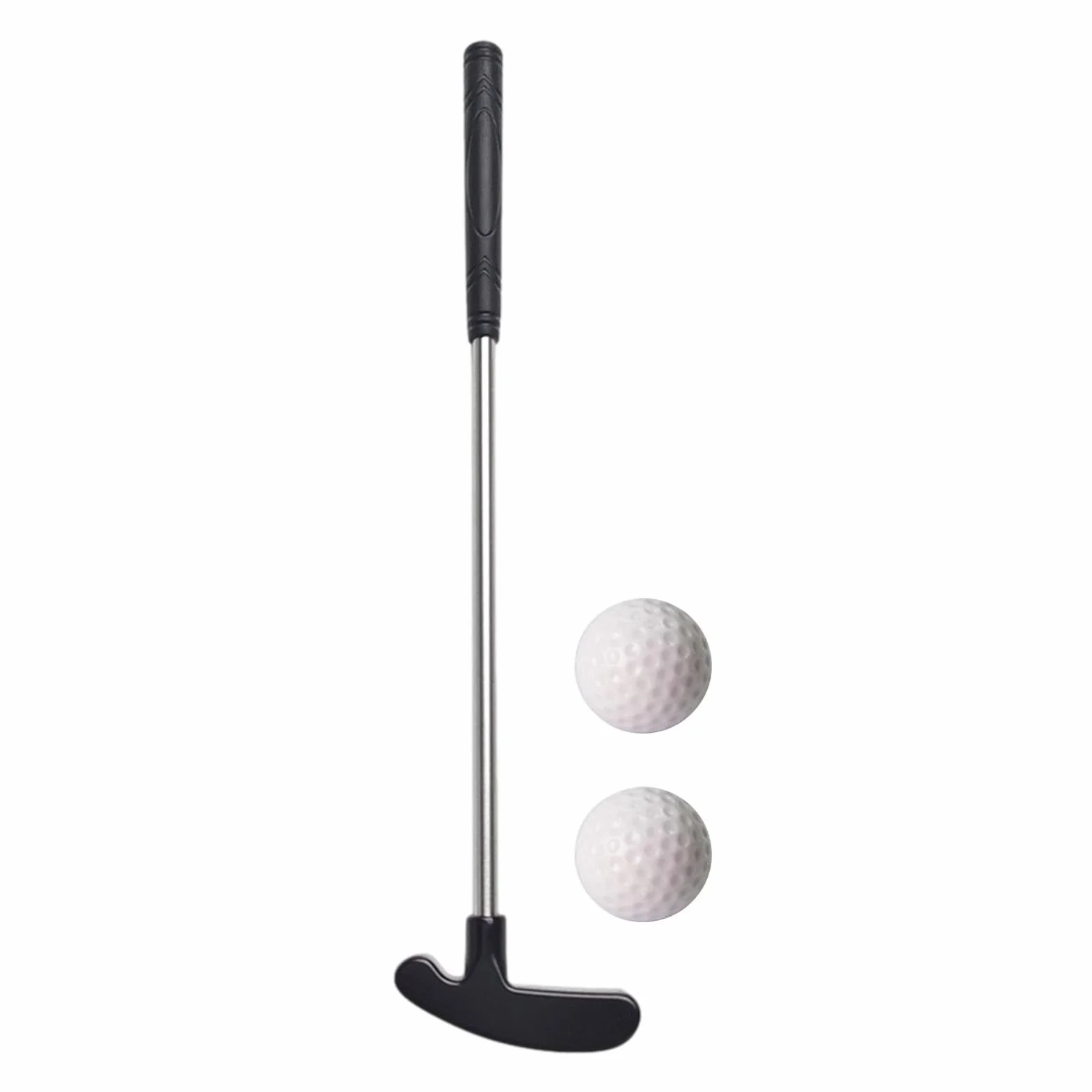 Kij golfowy ze stopu cynku, zestaw kijów golfowych dla dzieci, kij do minigolfa dla dorosłych mężczyzn – dwukierunkowy, dla prawo/leworęcznych, do użytku wewnątrz i na zewnątrz, zestaw mini klubu