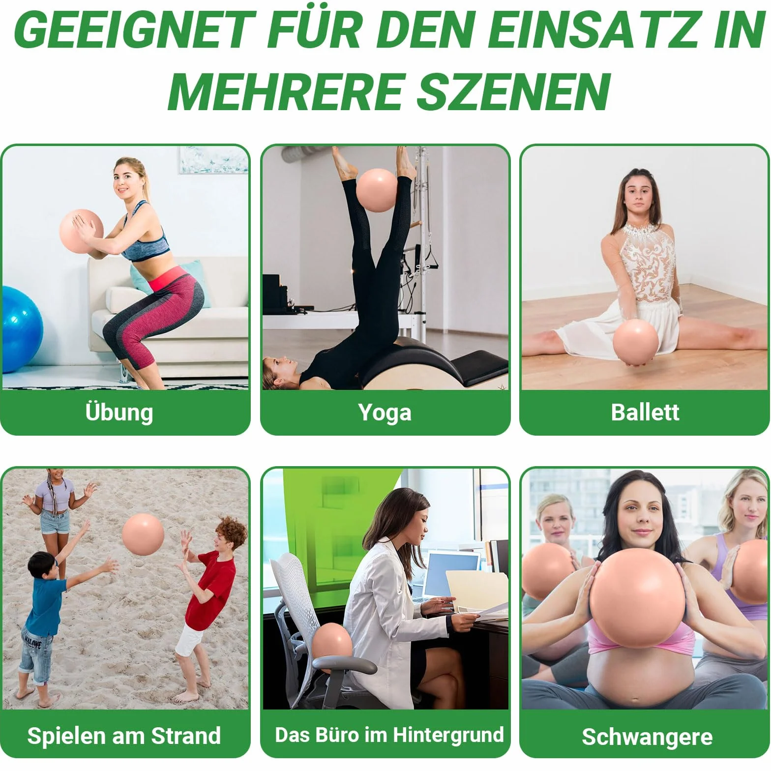 Piłka gimnastyczna 25 cm antypoślizgowa do pilatesu i jogi