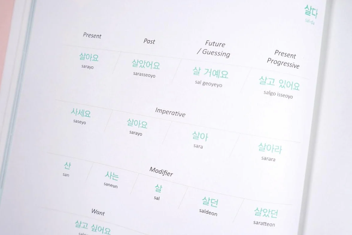THE KOREAN VERBS GUIDE (2 VOLUMES)