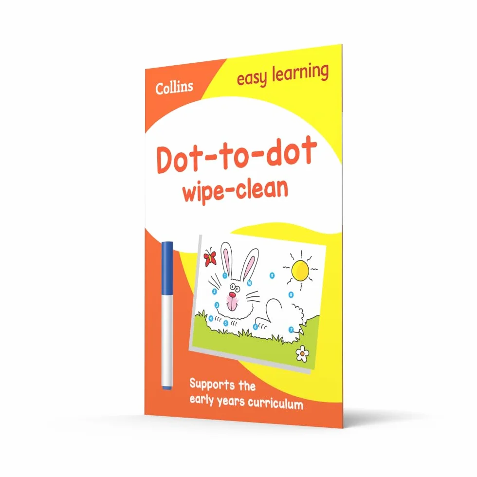 Dot-to-Dot Age 3-5 Wipe Clean Activity Book: Ideal for home learning