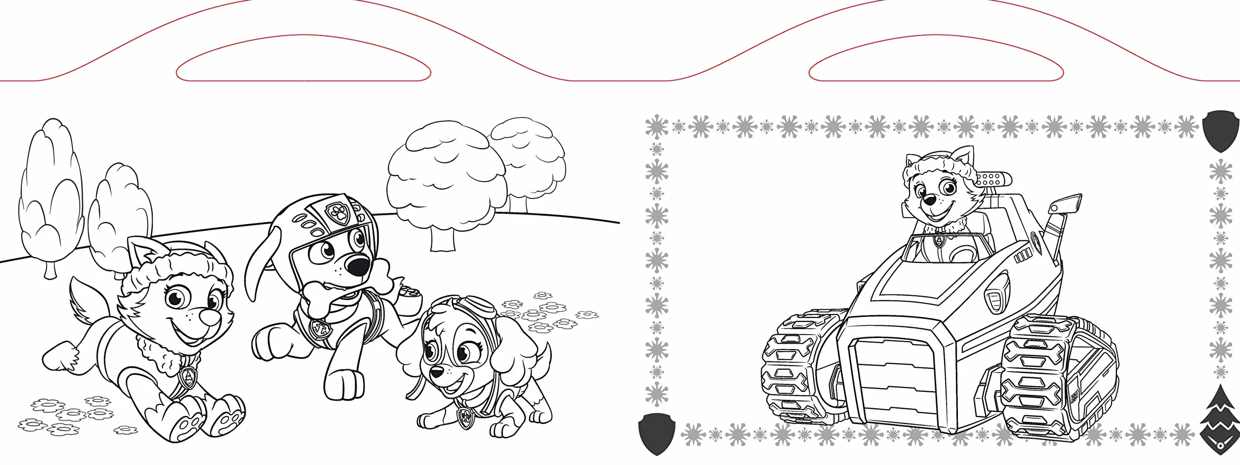 PAW Patrol Malbuch: Mit über 100 Stickern
