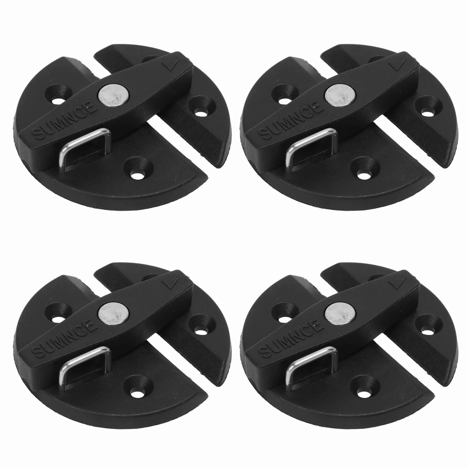 Zatrzask z Przyciskiem Obróć łódź Yacht Seria 4 Zestawy Szafka na łódź Zatrzask Obrotowy Wzmocniony Nylon 59 Mm Okrągły Przycisk Blokady dla Jachtu Rv Drzwi do Szafki