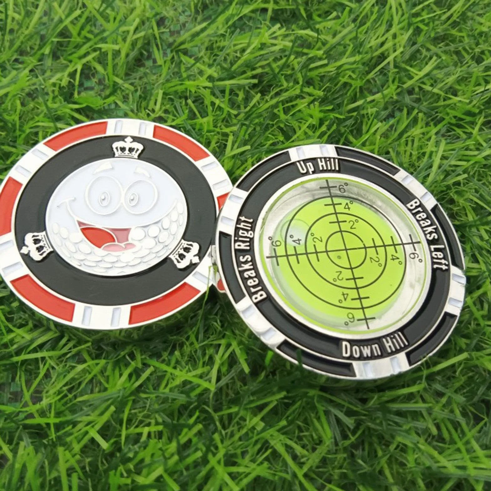 Golf Putt Green Reader – kompaktowa poziomica golfowa do wkładania, znacznik do piłki golfowej z poziomicą, narzędzie treningowe do gry w golfa, aby poprawić grę w rzucanie, odczyt zieleni,