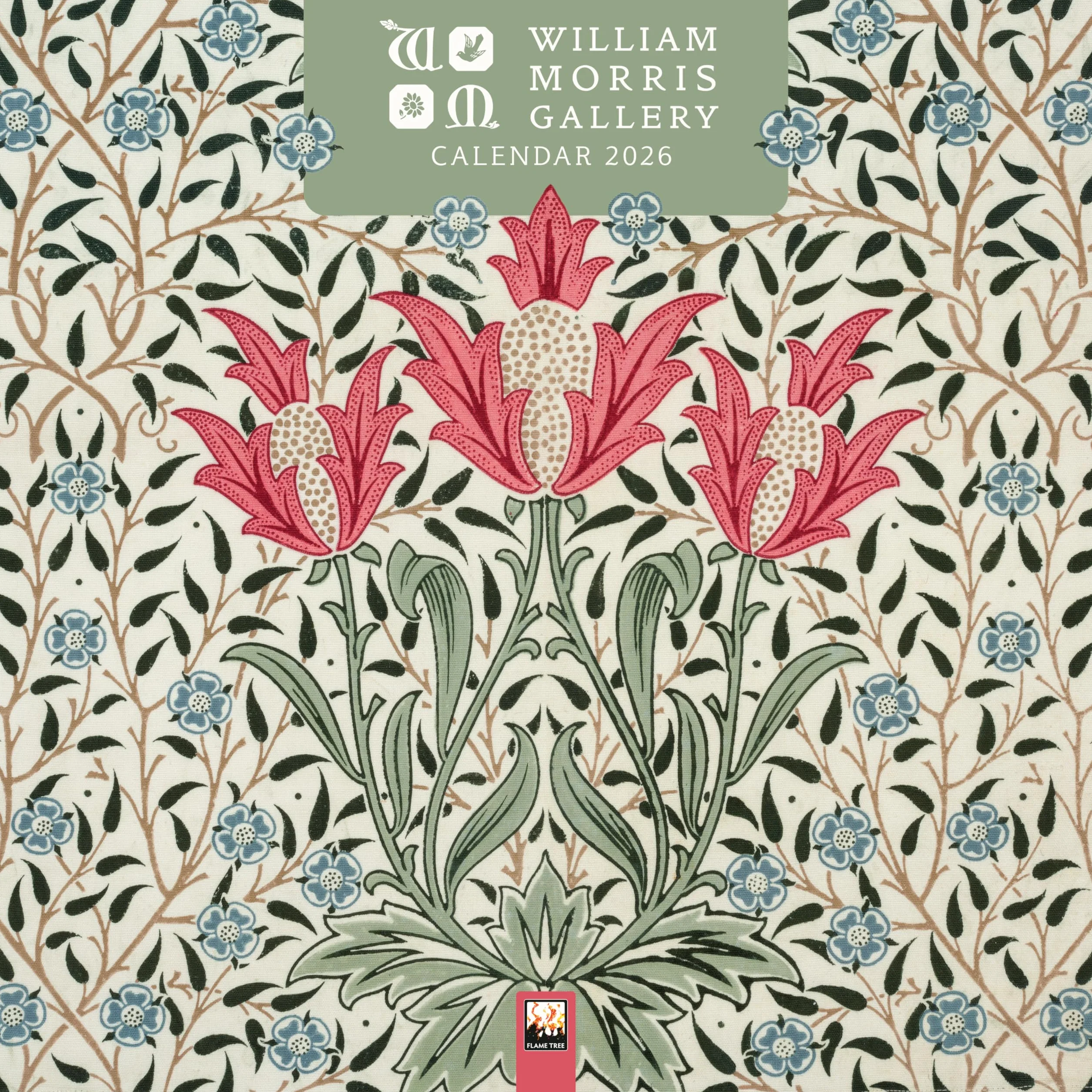 William Morris Gallery Wall Calendar 2026 (Art Calendar)