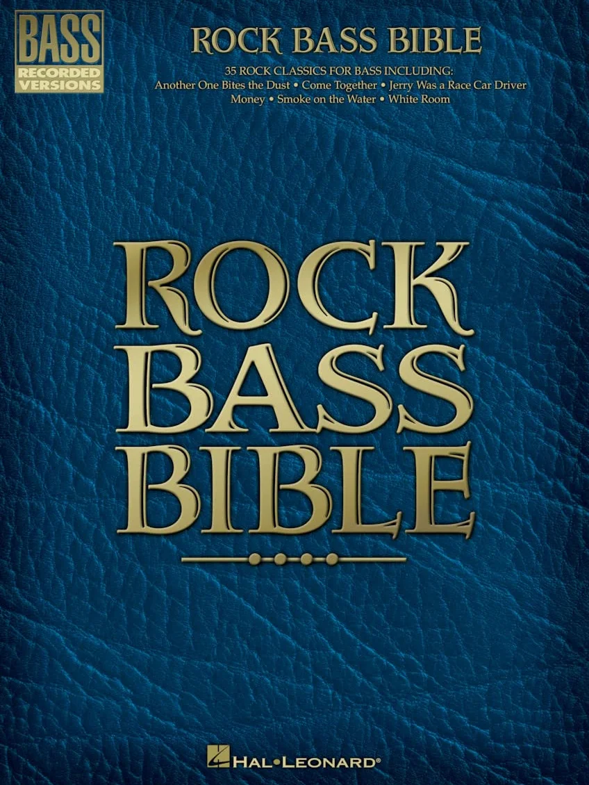 Rock bass bible - bass recorded versions - note-for-note transcriptions with tab for 35 rock classic