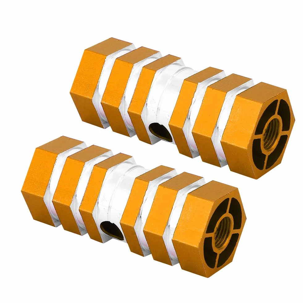 Kołki Rowerowe Ze Stopu Aluminium Do Rowerów Górskich Tylne Kołki Kaskaderskie (złoto)