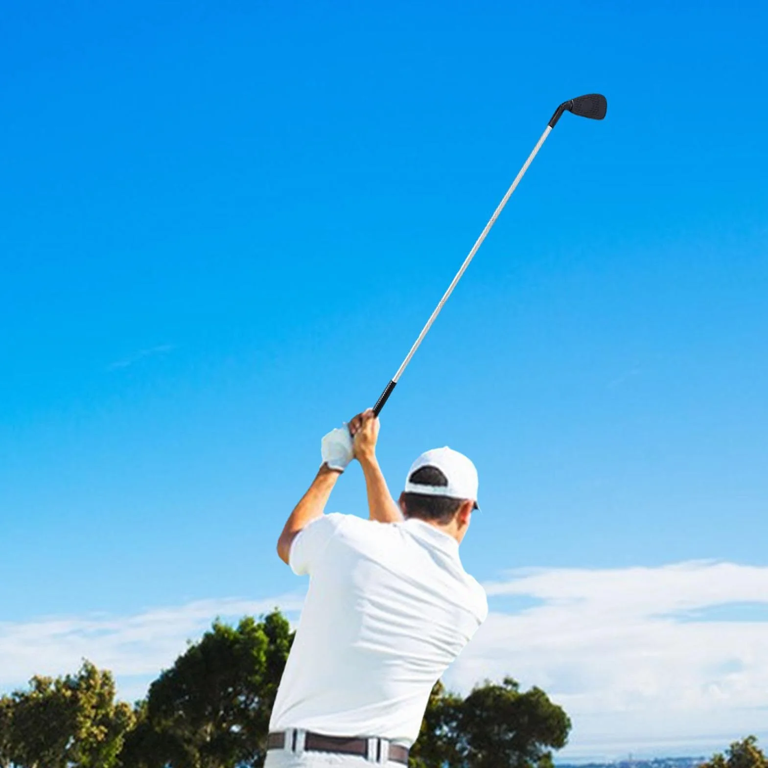 Kij golfowy dla dzieci zdejmowany długi lekki akcesorium golfowe dla początkujących