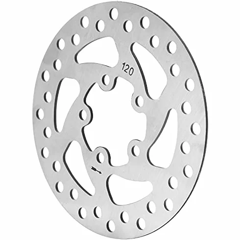 Tarcza Hamulcowa E-skuter, 120 Mm 5 Otworów Tarcza Hamulcowa ze Stali Nierdzewnej do Skutera Elektrycznego M365/PRO/PRO2
