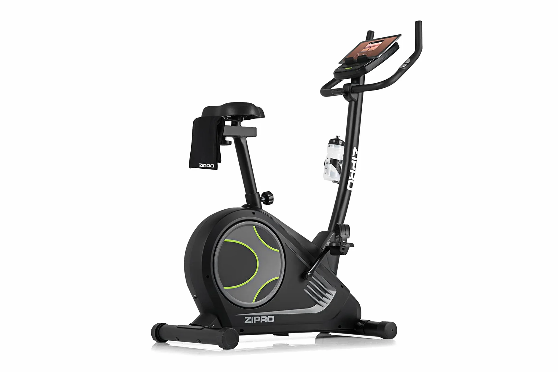 ZIPRO Flame Rower Stacjonarny Elektryczno-Magnetyczny - Domowy Sprzęt Fitness - Kompatybilny z iConsole i Kinomap - Sterowanie za Pomocą Smartfona - Pomiar Pulsu i Tkanki Tłuszczowej
