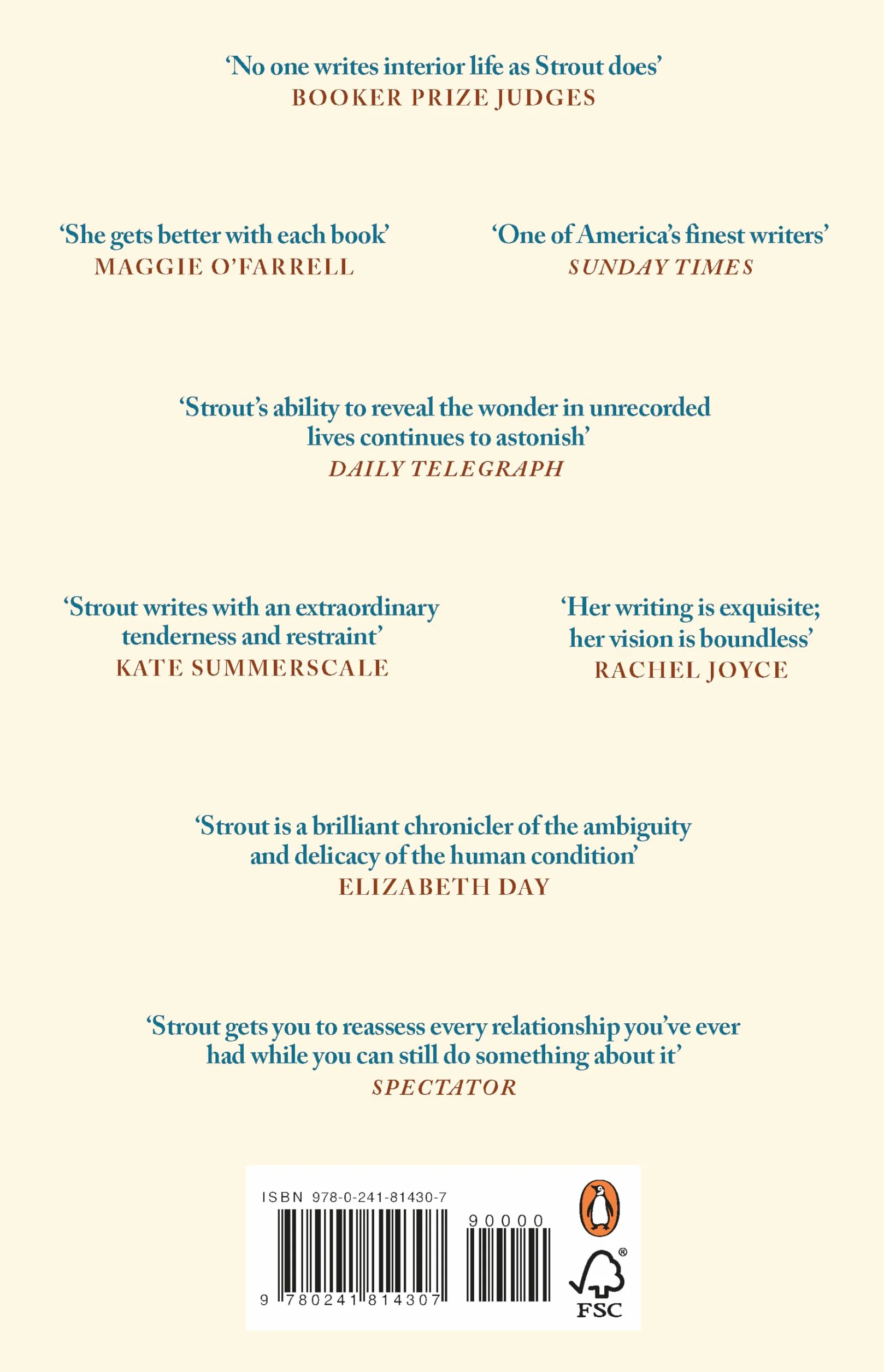 The Things We Never Say: The new standalone novel from the bestselling, prize-winning author of Olive Kitteridge and Lucy By The Sea
