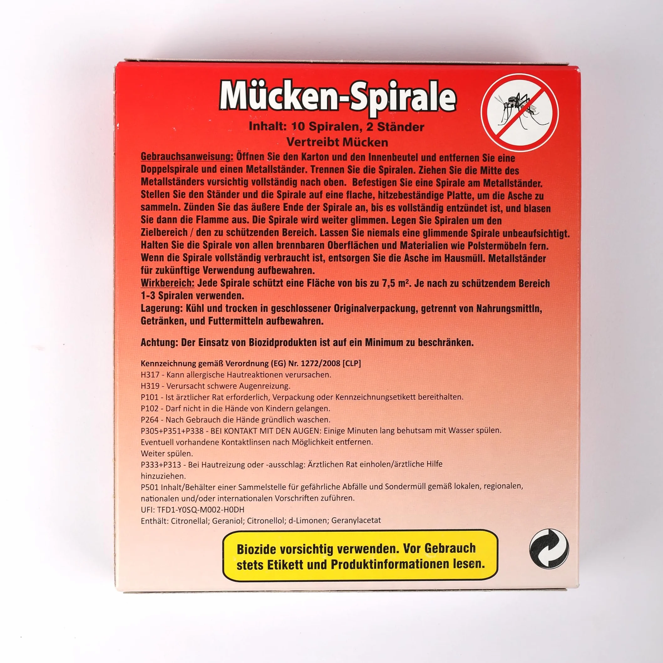 Braeco Spirala przeciw komarom, 10 szt