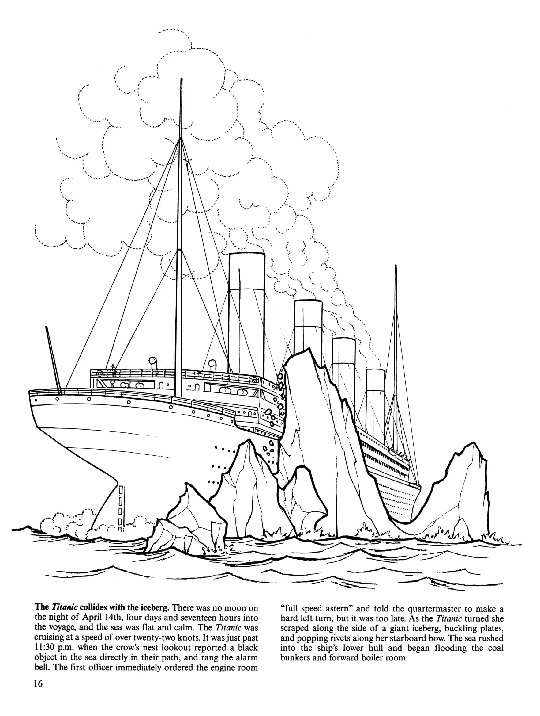 The Titanic Coloring Book