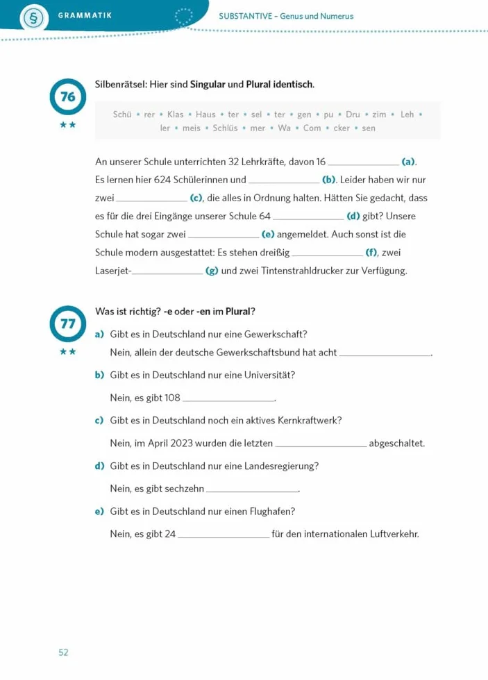 PONS 600 Übungen Deutsch als Fremdsprache: Das große Übungsbuch für Grammatik und Wortschatz