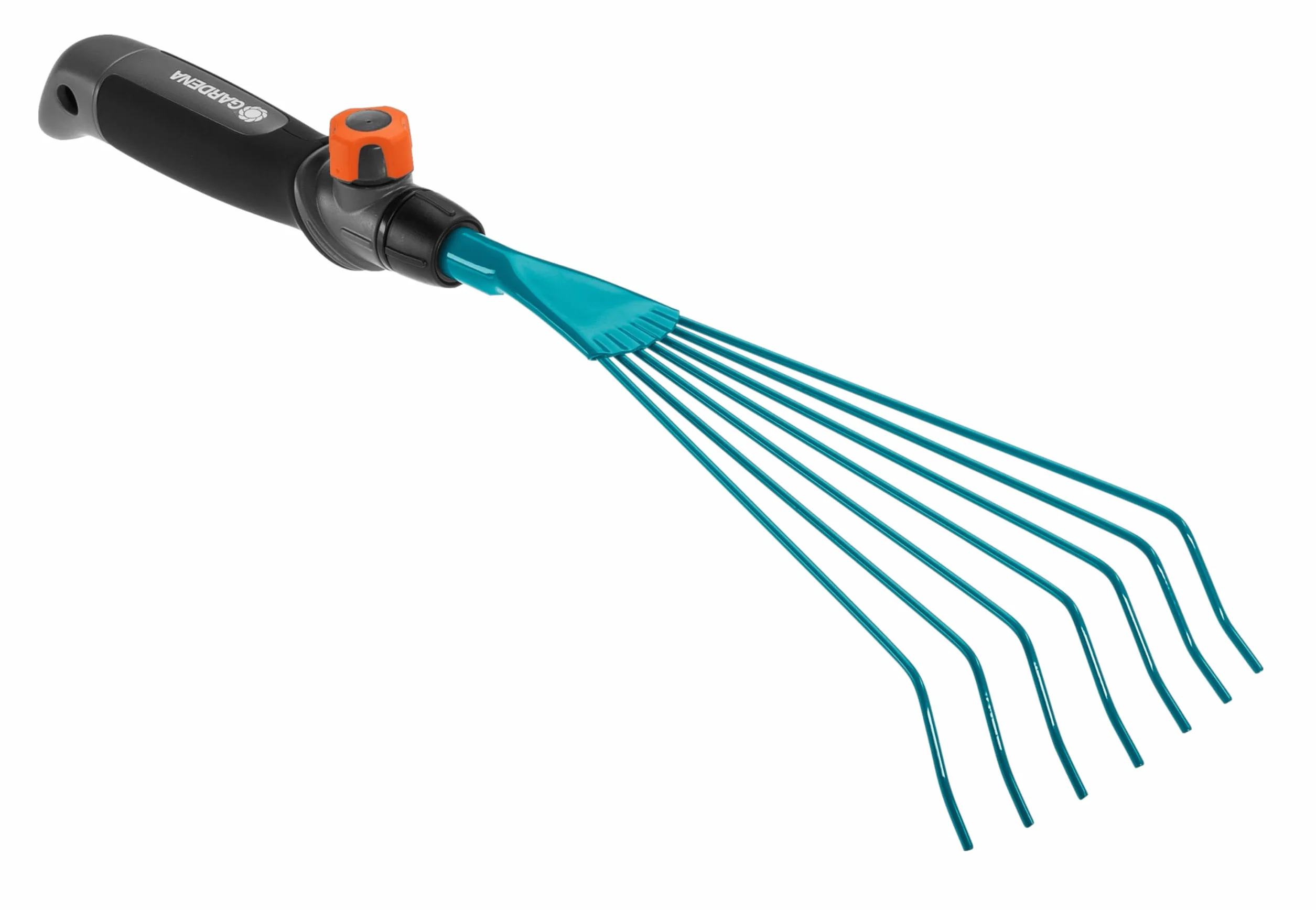 Gardena combisystem grabki: małe grabki oczyszczania grządek oraz napowietrzania powierzchni porośniętych mchem, wyjątkowo wytrzymałe, szerokość robocza 12 cm (8917-20)