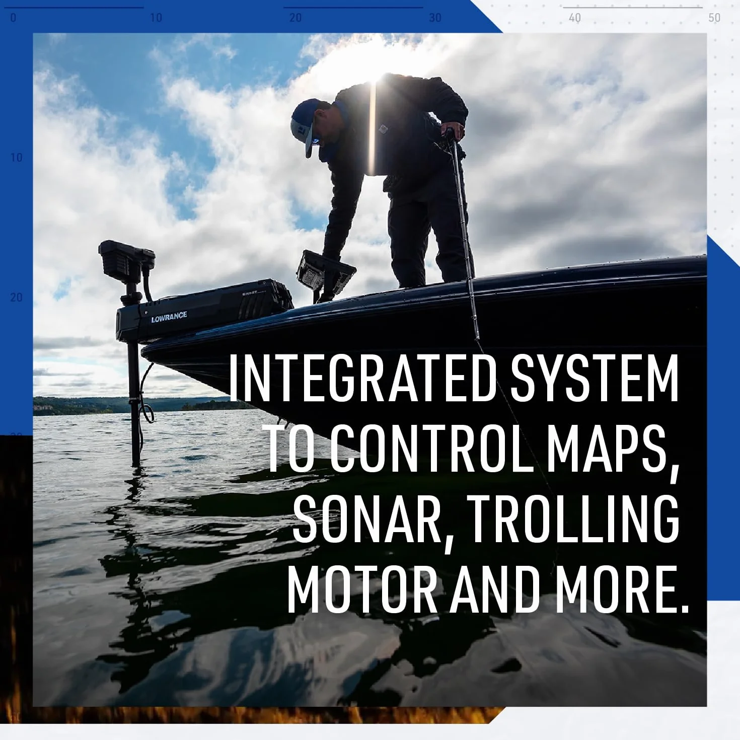Lowrance Elite FS Series wykrywacze ryb z wstępnie załadowanymi wykresami C-MAP Contour+, kompatybilne z aktywnym celem