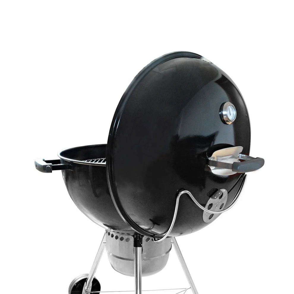 onlyfire Slide-a-Side Niezbędne akcesorium Uchwyt pokrywy ze stali nierdzewnej pasuje do Weber i większości grilli 47 cm/57 cm/67 cm / 67 cm