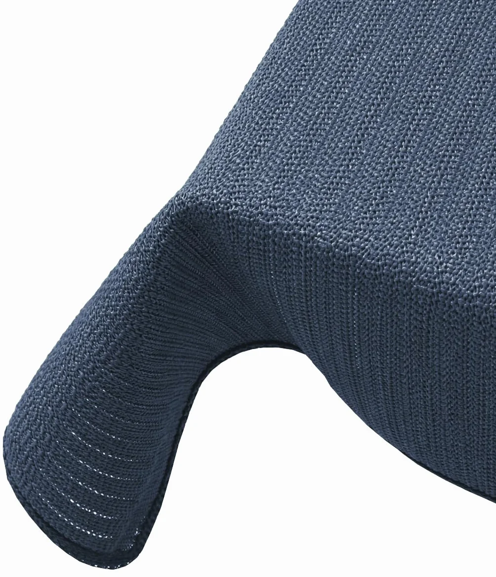 Brandsseller Obrus na stół ogrodowy, z pianki, odporny na warunki atmosferyczne, antypoślizgowy, do ogrodu, na balkon i na kemping – niebieski, prostokątny, 130 x 160 cm