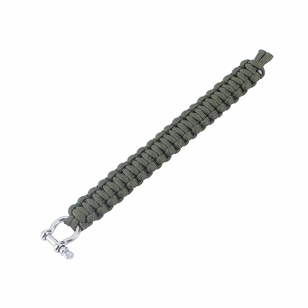 Alomejor Bransoletka survivalowa z paracordem
