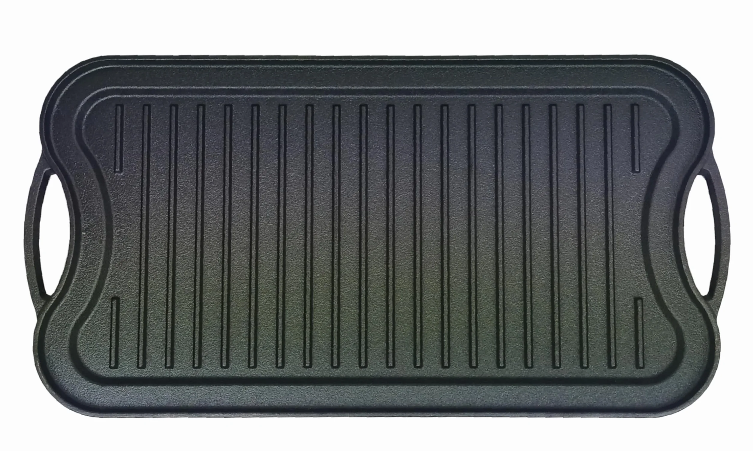 Żeliwna płyta do grilla gazowego, żeliwna Plancha, duża płyta żeliwna, 50 x 27 cm, 5,5 kg