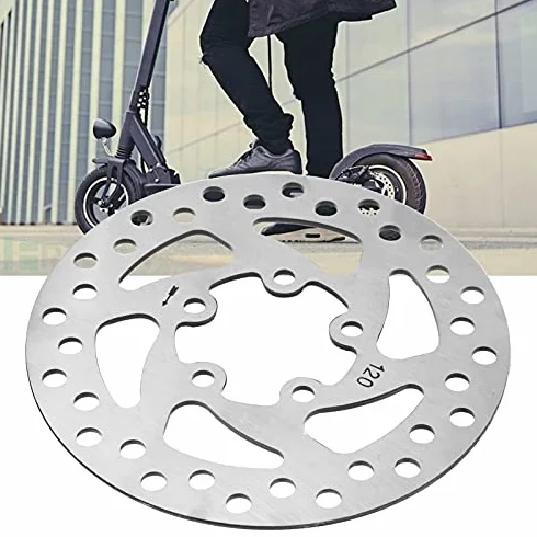 Tarcza Hamulcowa E-skuter, 120 Mm 5 Otworów Tarcza Hamulcowa ze Stali Nierdzewnej do Skutera Elektrycznego M365/PRO/PRO2