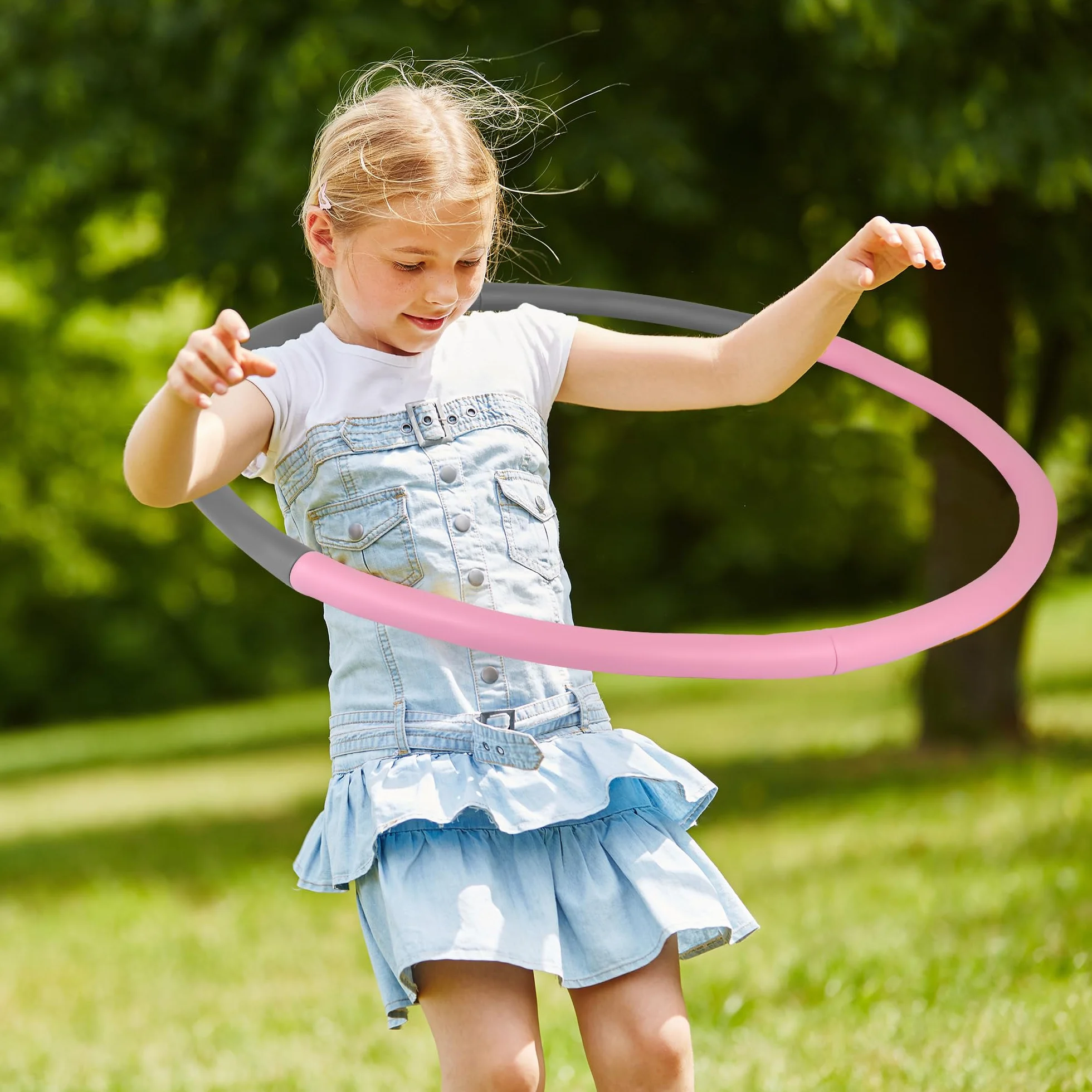 Fentar Hula Hop 6-częściowa Średnica 64 cm Fitness Z Falą Masaż Gimnastyka Taniec