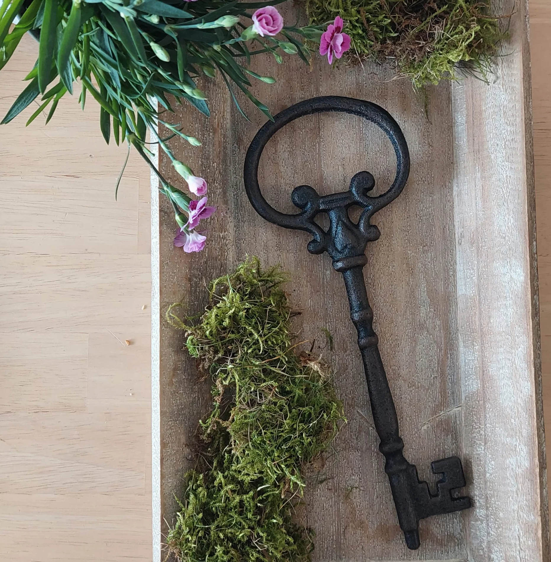Storm's Gartenzaubereien Dekoracyjny klucz klasyczny duży żeliwo 25 cm