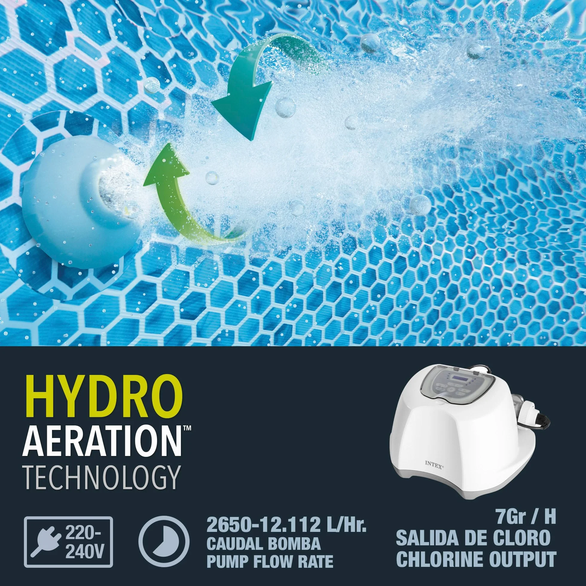 Intex - 26688 - QS700 Plus sterylizator solny do basenu do 56m3