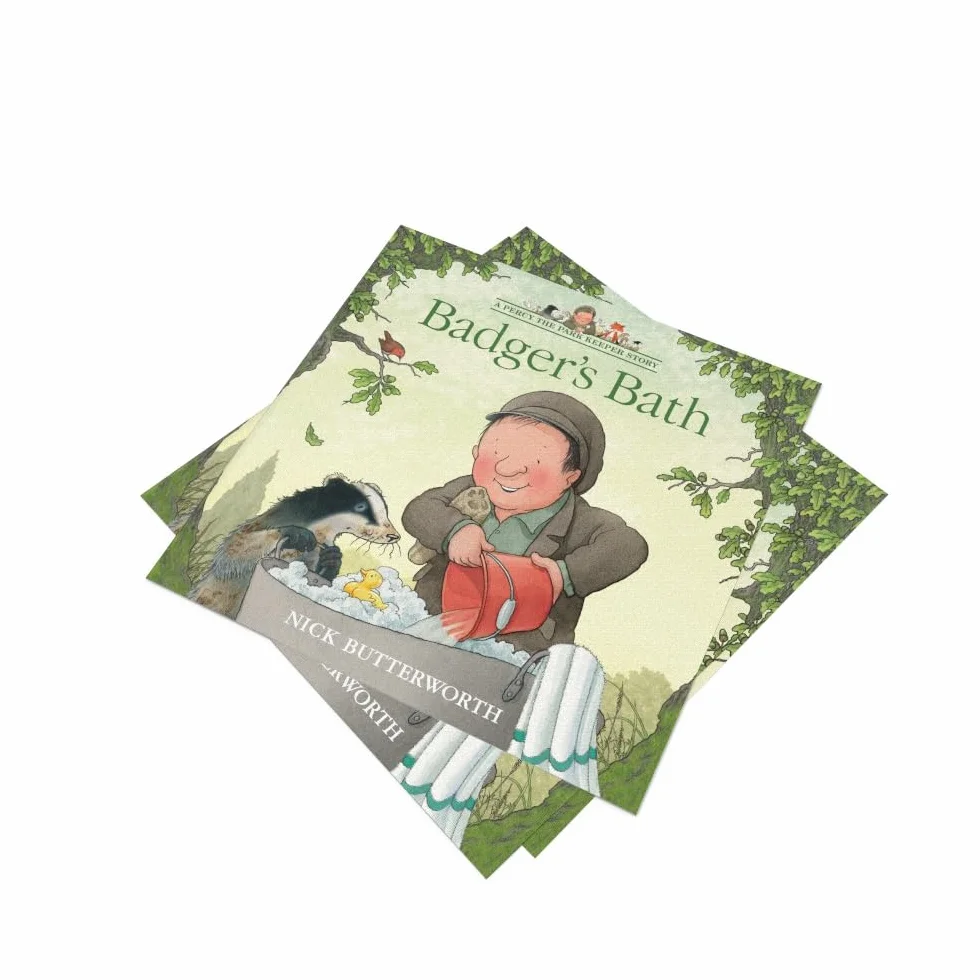 Badger’s Bath: A funny illustrated children’s picture book about Percy the Park Keeper from the bestselling creator of One Snowy Night