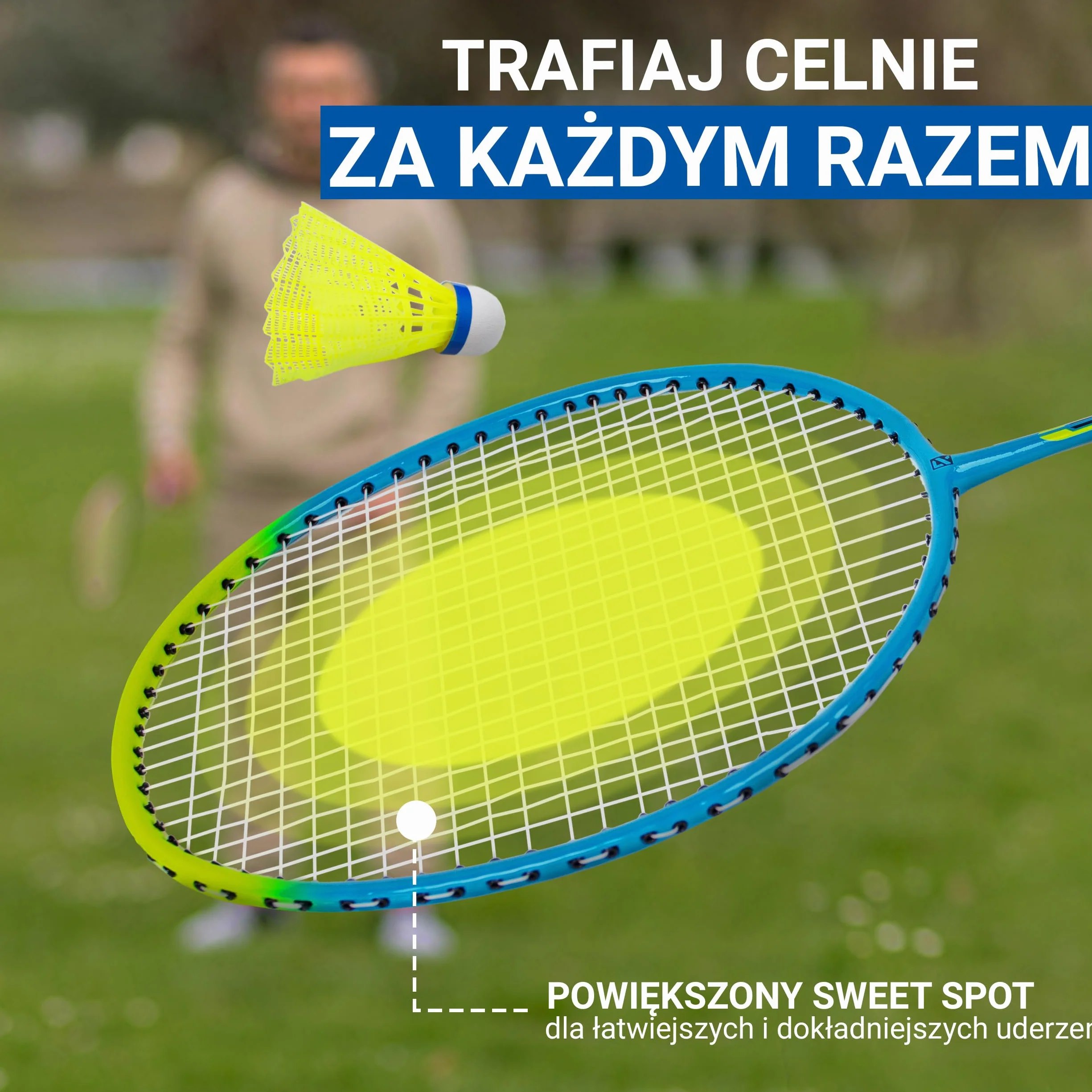 Redfield Zestaw Rakietek do Badmintona 2 Rakietki 2 Lotki Torba 2 Uchwyty