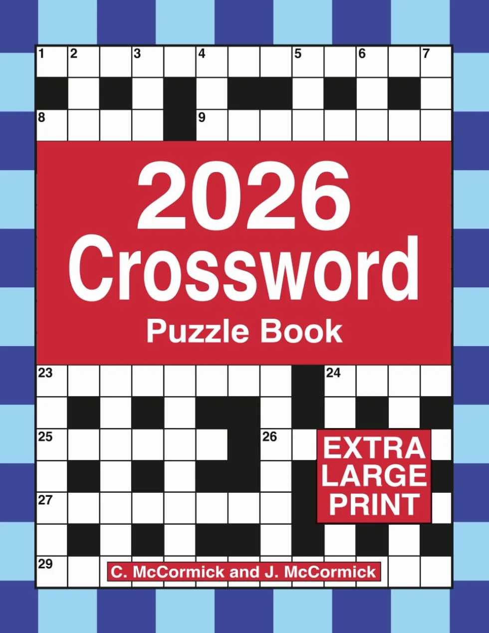2026 Crossword Puzzle Book Extra Large Print