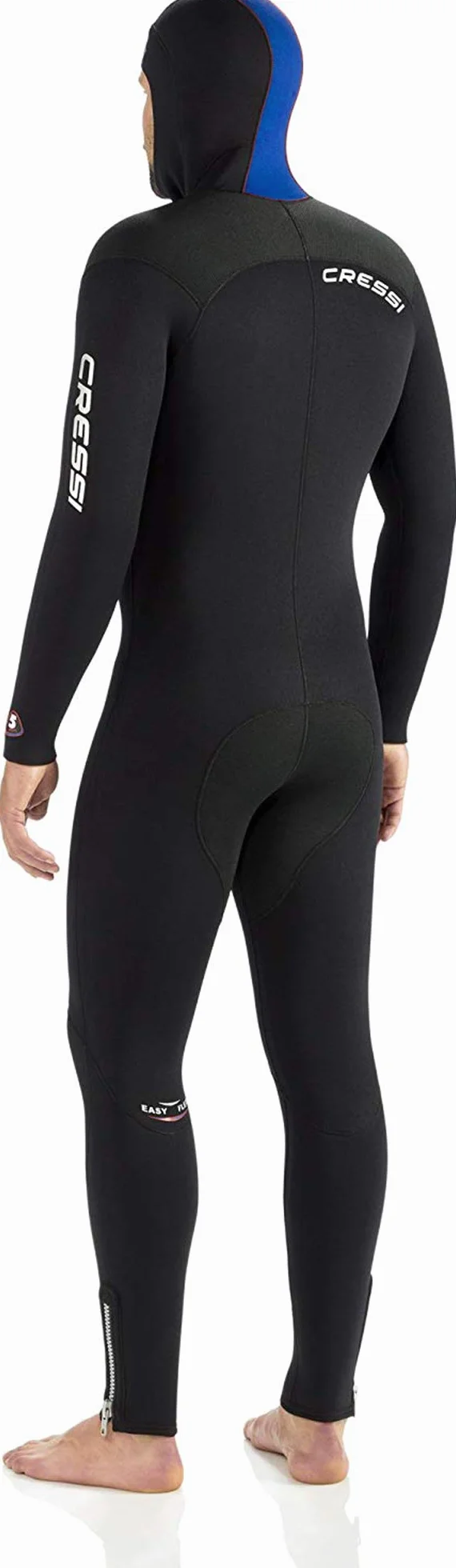 Cressi Diver Man Monopiece kombinezon - kombinezon premium dla mężczyzn ze stałym kapturem