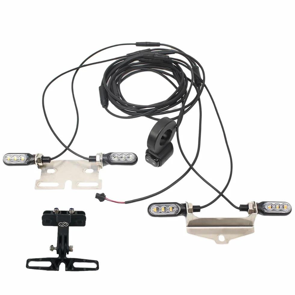 TsoLay Elektryczny kierunkowskaz do roweru 12V LED migający V04-12V
