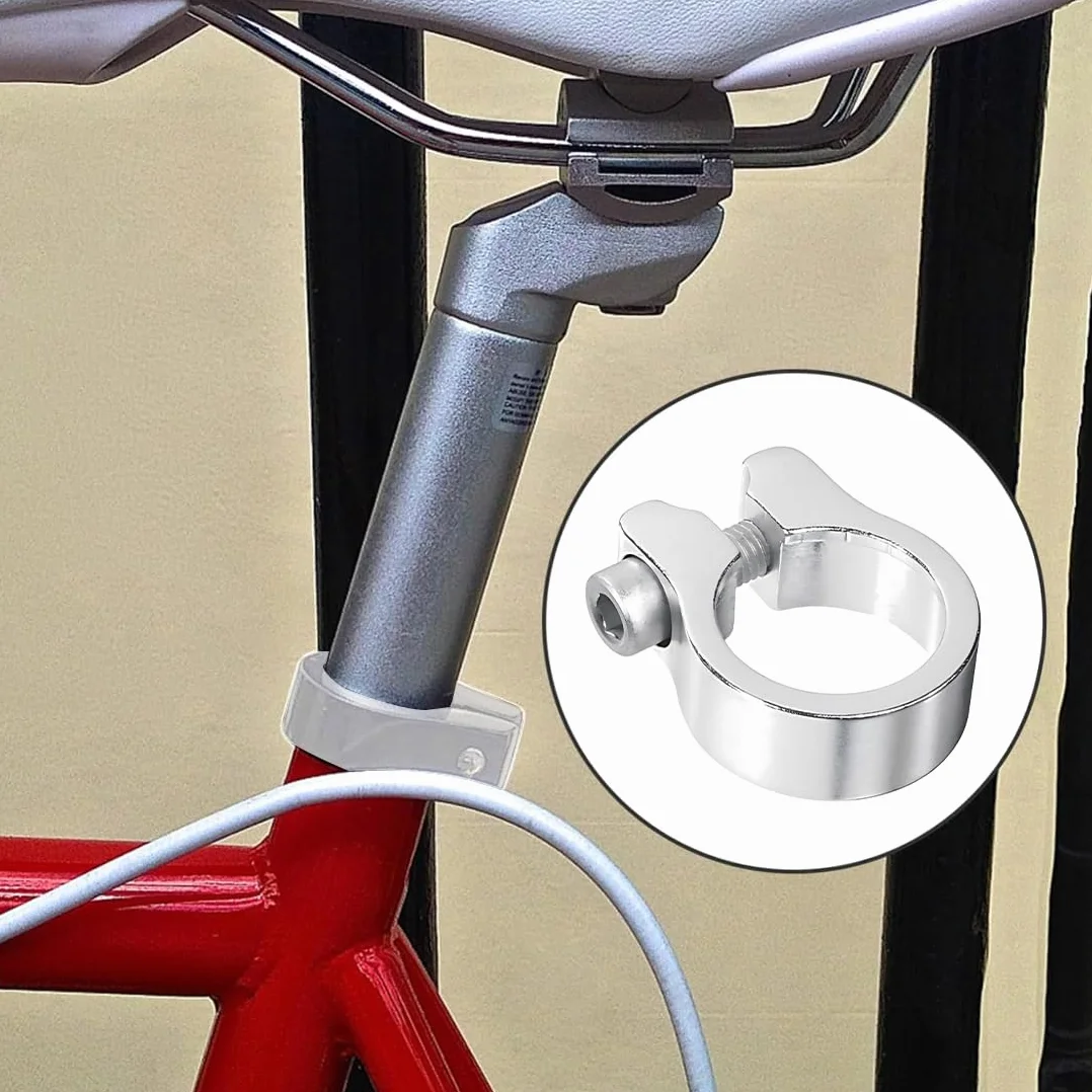 Zacisk do rury rowerowej 31,8 mm 2 szt. zapięcie na sztycę rowerową MTB szosowy