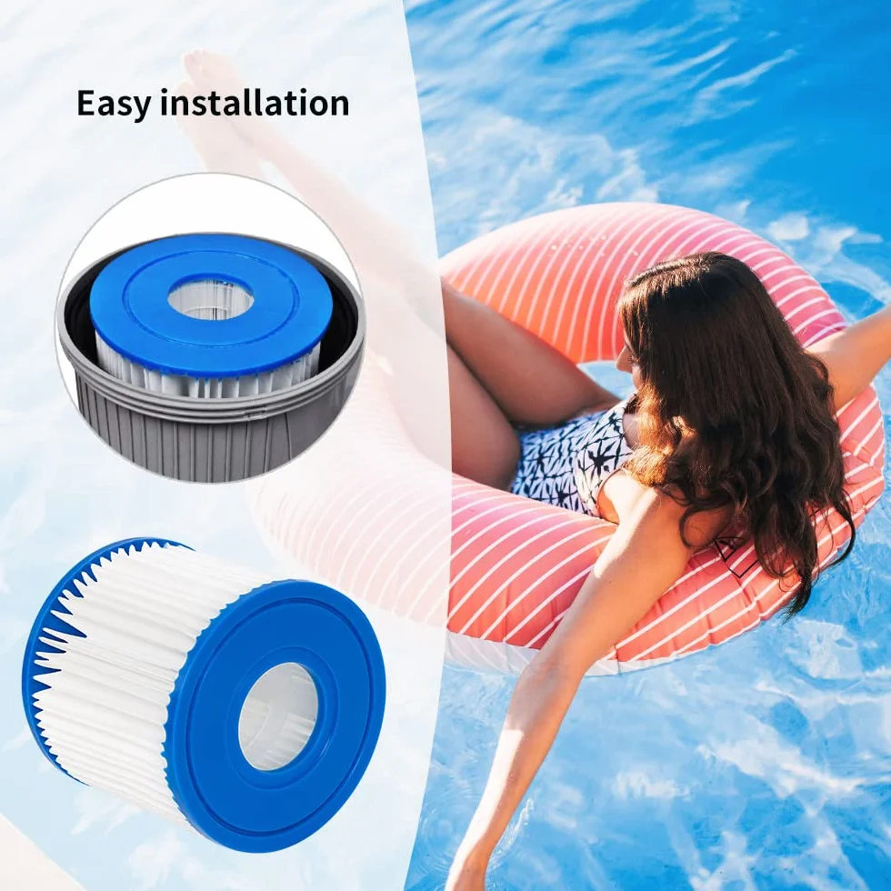 WuYan 2 szt. filtr do letnich ucieczek POOLPURE filtr typu D, letnie fale P57100102, do SFS-350 RP-350 RP-400 RP-600 RX-600