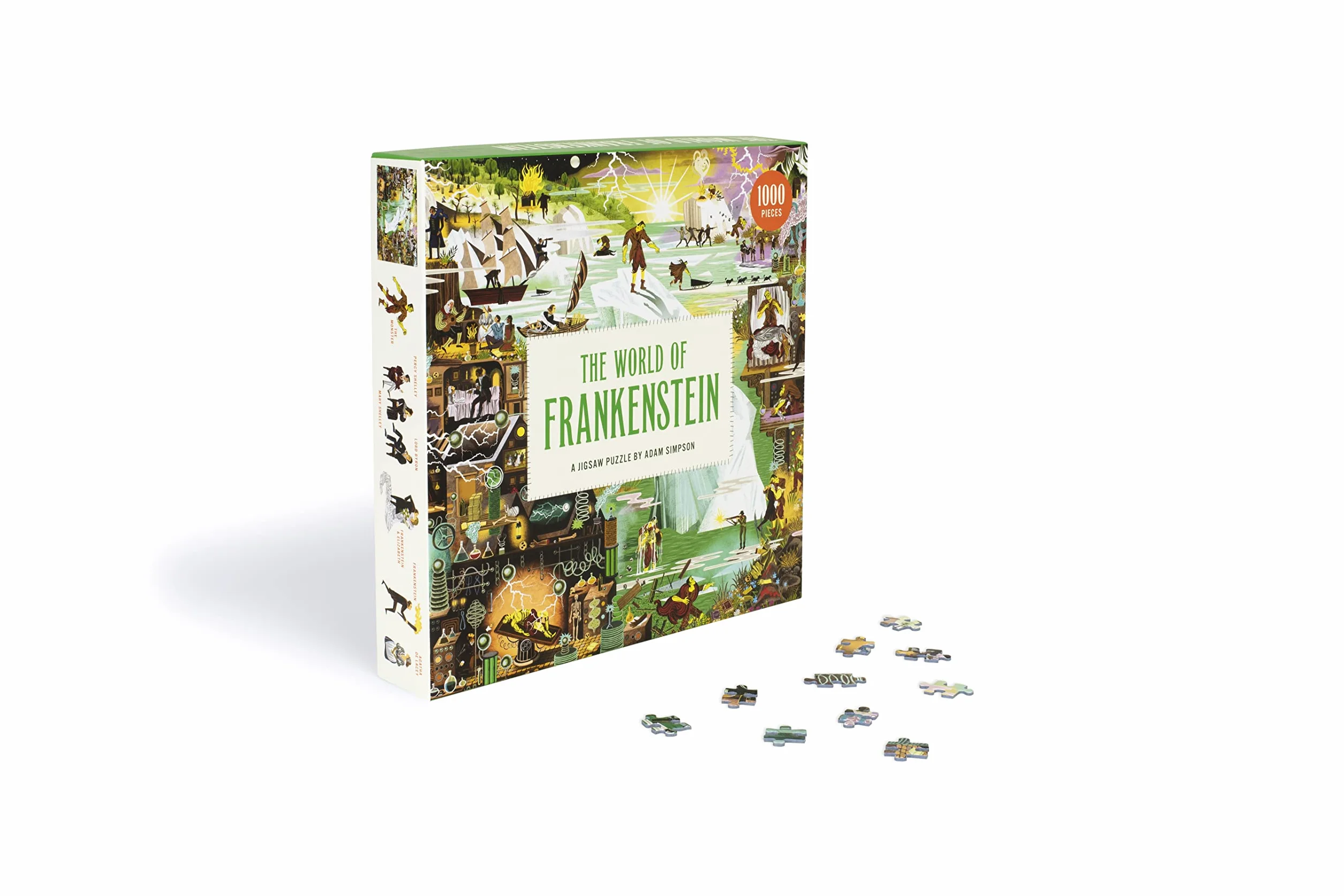 The World of Frankenstein A Jigsaw Puzzle by Adam Simpson /anglais