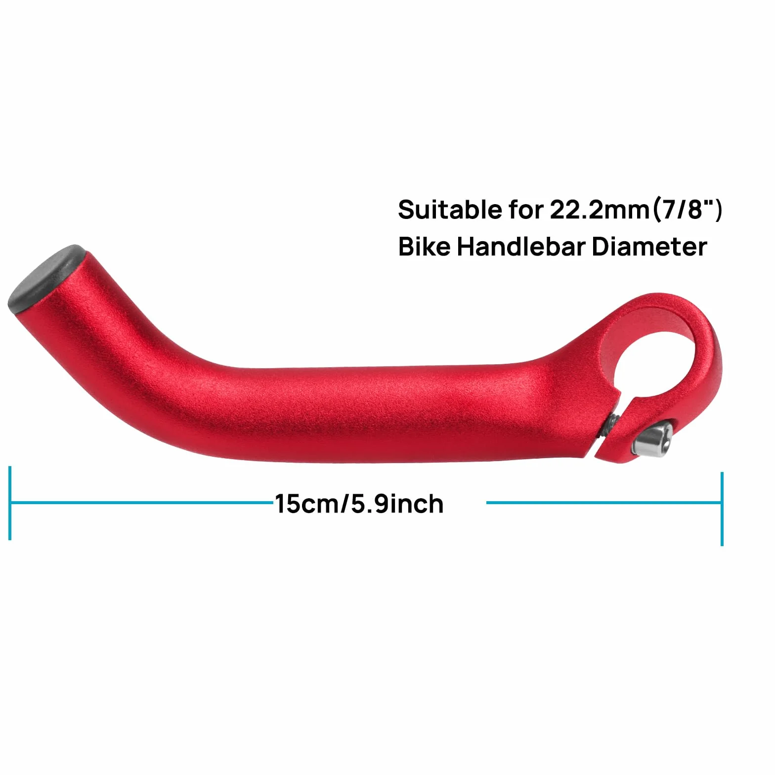 FIFTY-FIFTY Końce kierownicy rowerowej, Bar Ends rower, stop aluminium