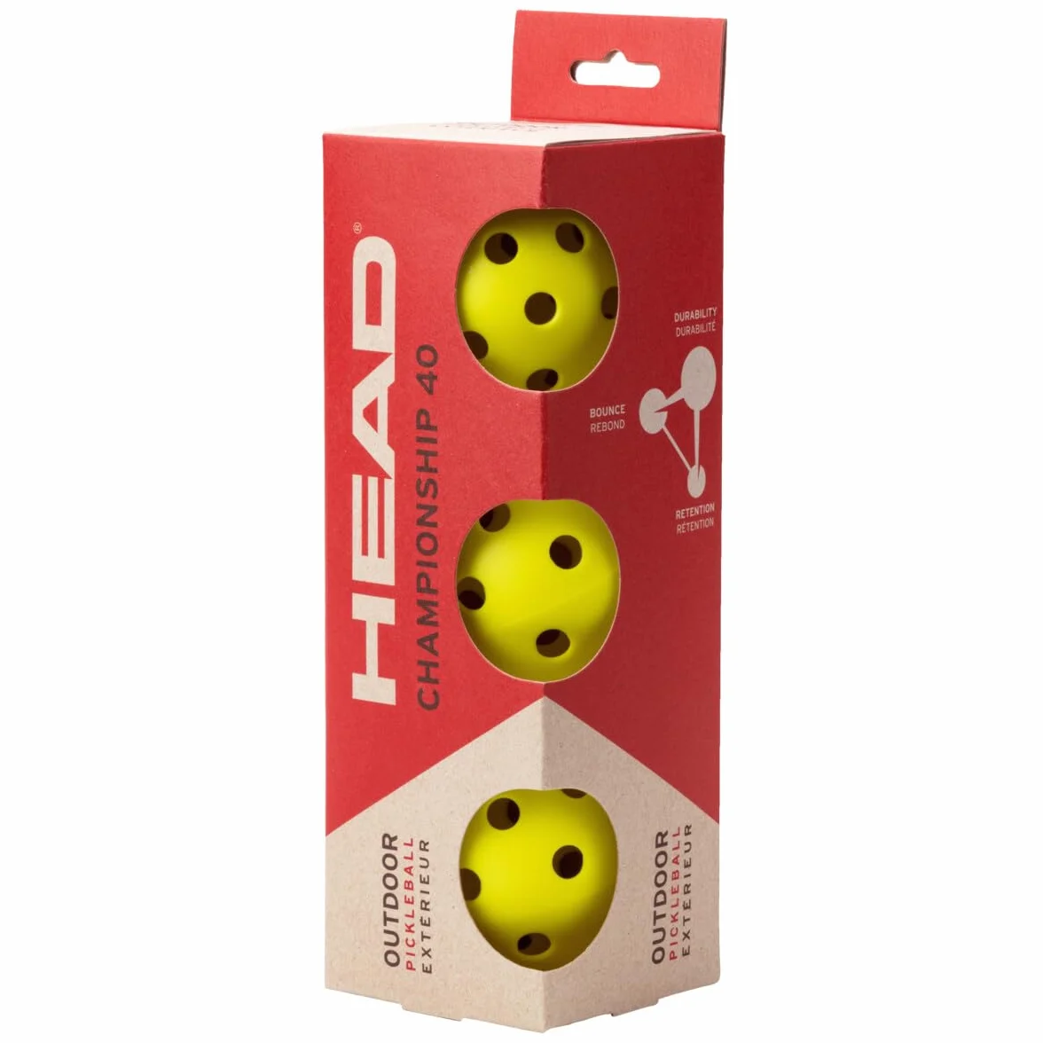 HEAD Championship 40 3B (outdoor) piłki do pickleball