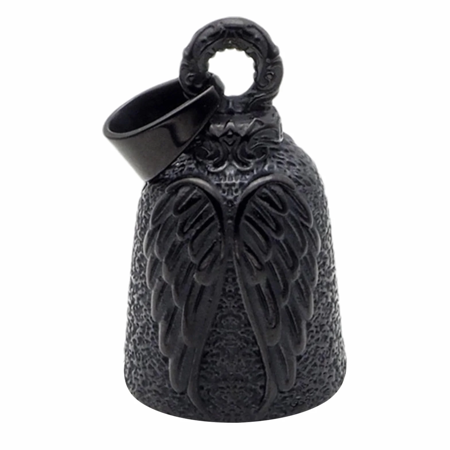 Small Motorcycles Bells, Retro Motorbike Cycling Bell, Vintage Motorcycle Bells, Angel Wings Good Luck Riding Bells, Mountain Road Biker Trigger Bell, Easy To Use, Portable for Adults and Children