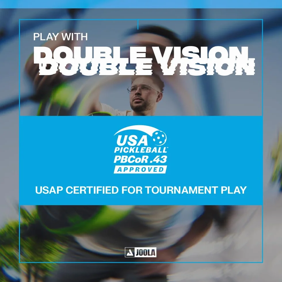 JOOLA Double Vision 16 mm wiosło Pickleball powierzchnia aramidowa folia SK