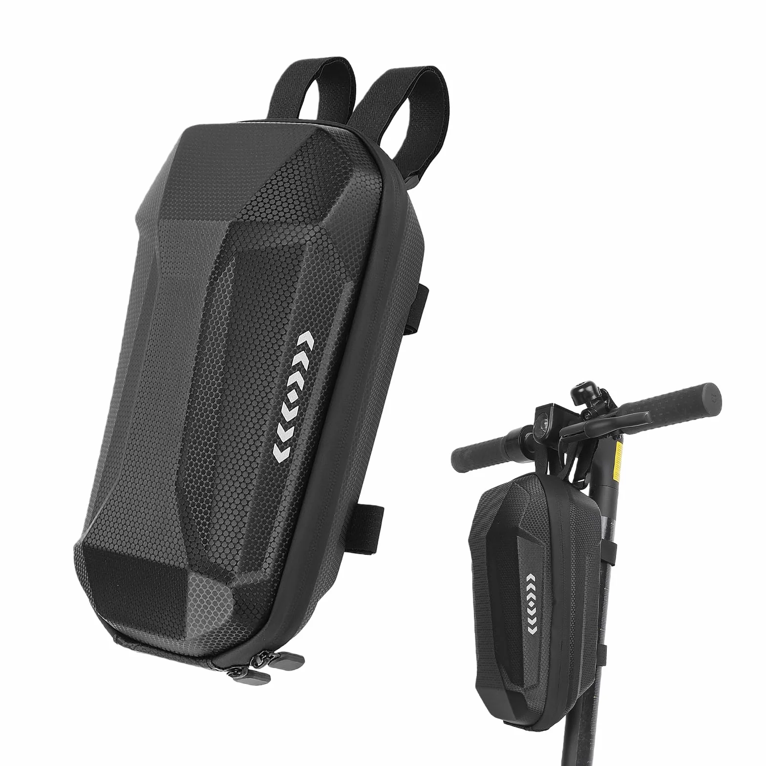 flintronic Torba na skuter, torba na kierownicę 3 l, wodoszczelna, przednia kieszeń na skuter elektryczny Xiaomi MI Mijia M365 Pro Segway Ninebot E ES1/2/3/4, Stil-B