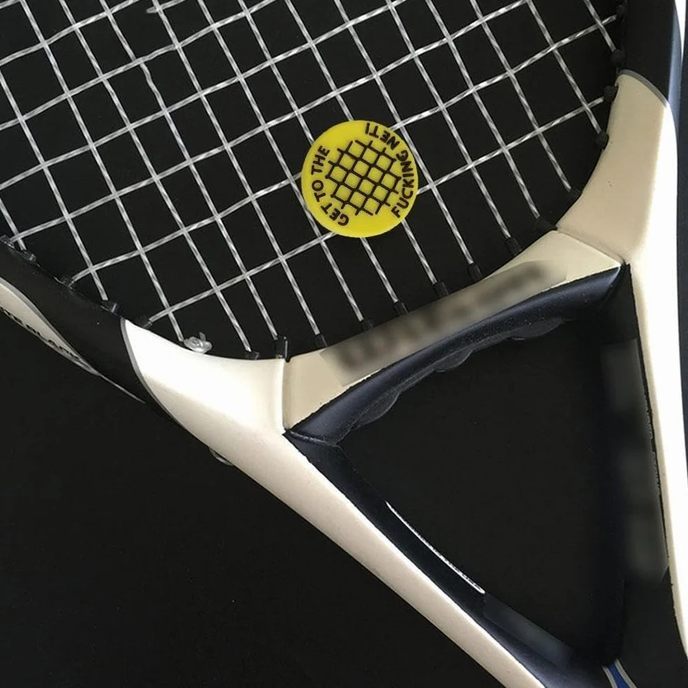 Amortyzator tenisowy, śmieszna rakieta tenisowa amortyzator amortyzator, 2024 pikantne/agresywne przypomnienie o tym, aby zachować G Tennis