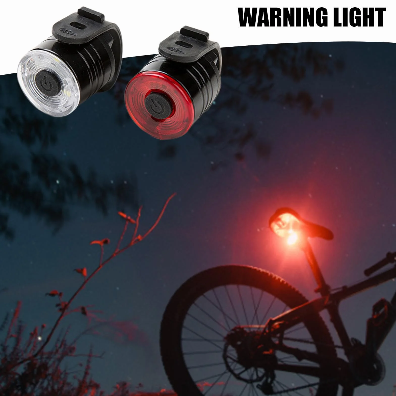 Światła rowerowe LED,Reflektor rowerowy LED | Odłączany, przenośny reflektor rowerowy z wieloma trybami do nocnej jazdy na rowerze górskim lub dowolnym rowerze