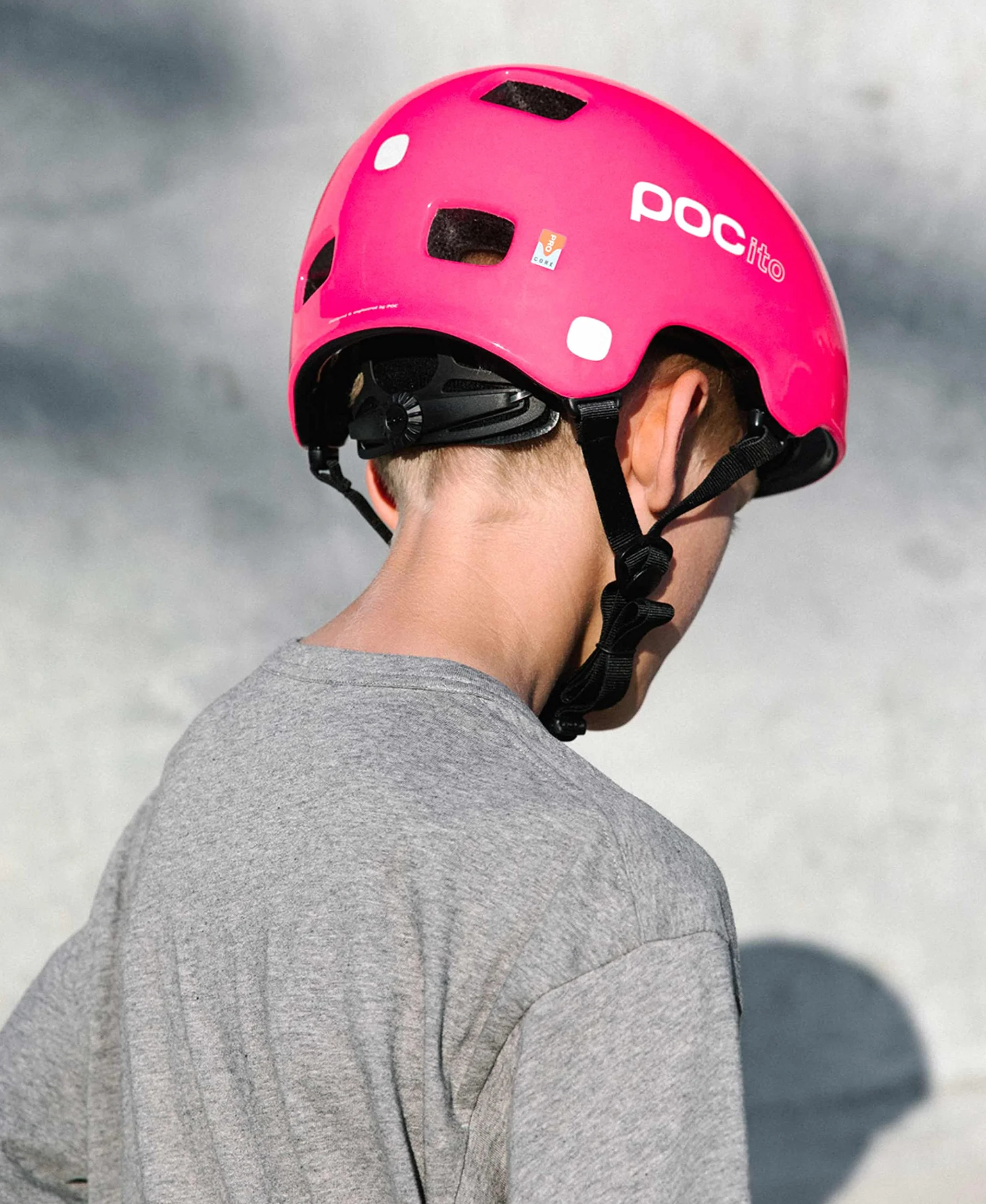 POC POCito Crane MIPS Bike Helmet for Kids for perfect protection and reflective details