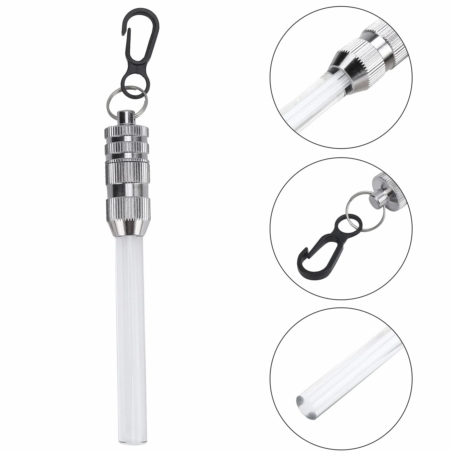 Lampka Ostrzegawcza do Nurkowania Mini Compact Diving Latarka Lampa Diver Białe stałe światło