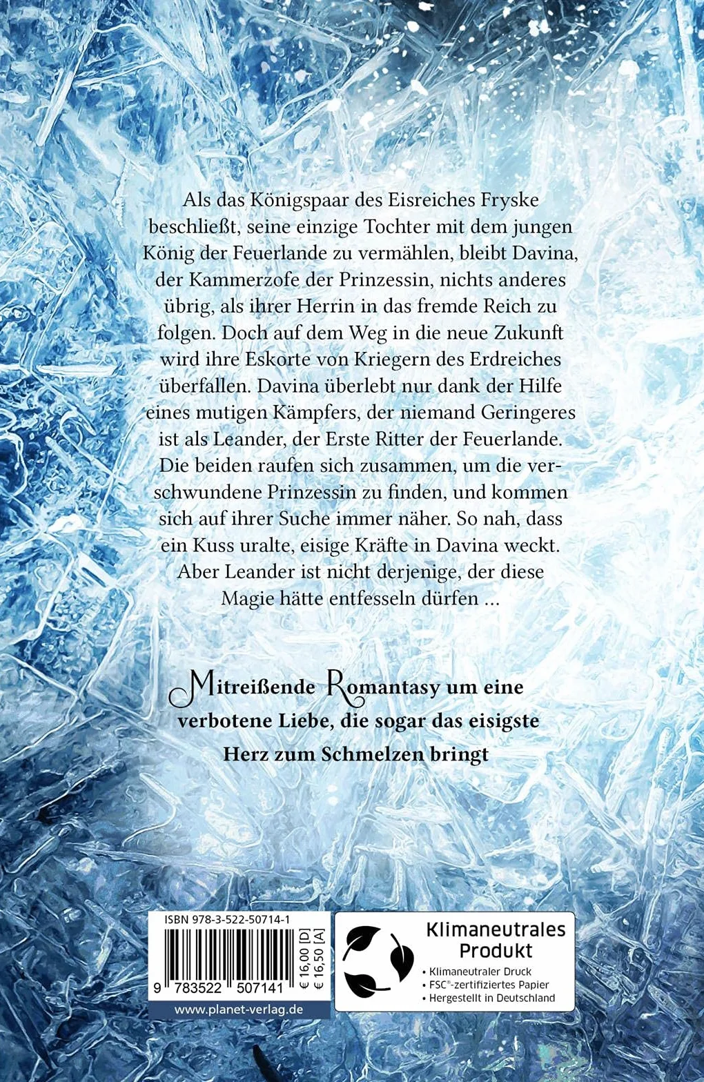 Frozen Crowns 1: Ein Kuss aus Eis und Schnee: Magischer Fantasy-Liebesroman über eine verbotene Liebe