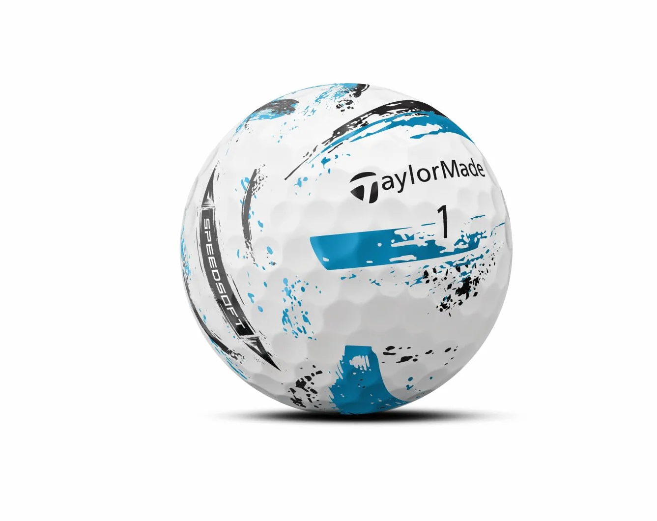 TaylorMade SpeedSoft Ink Niebieska piłka golfowa, 2024
